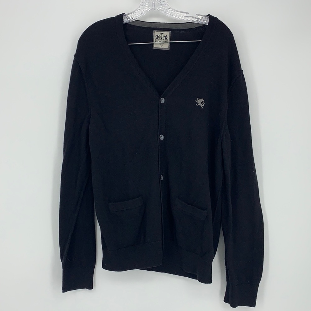 Express Black Long Sleeve Button Down Cardigan